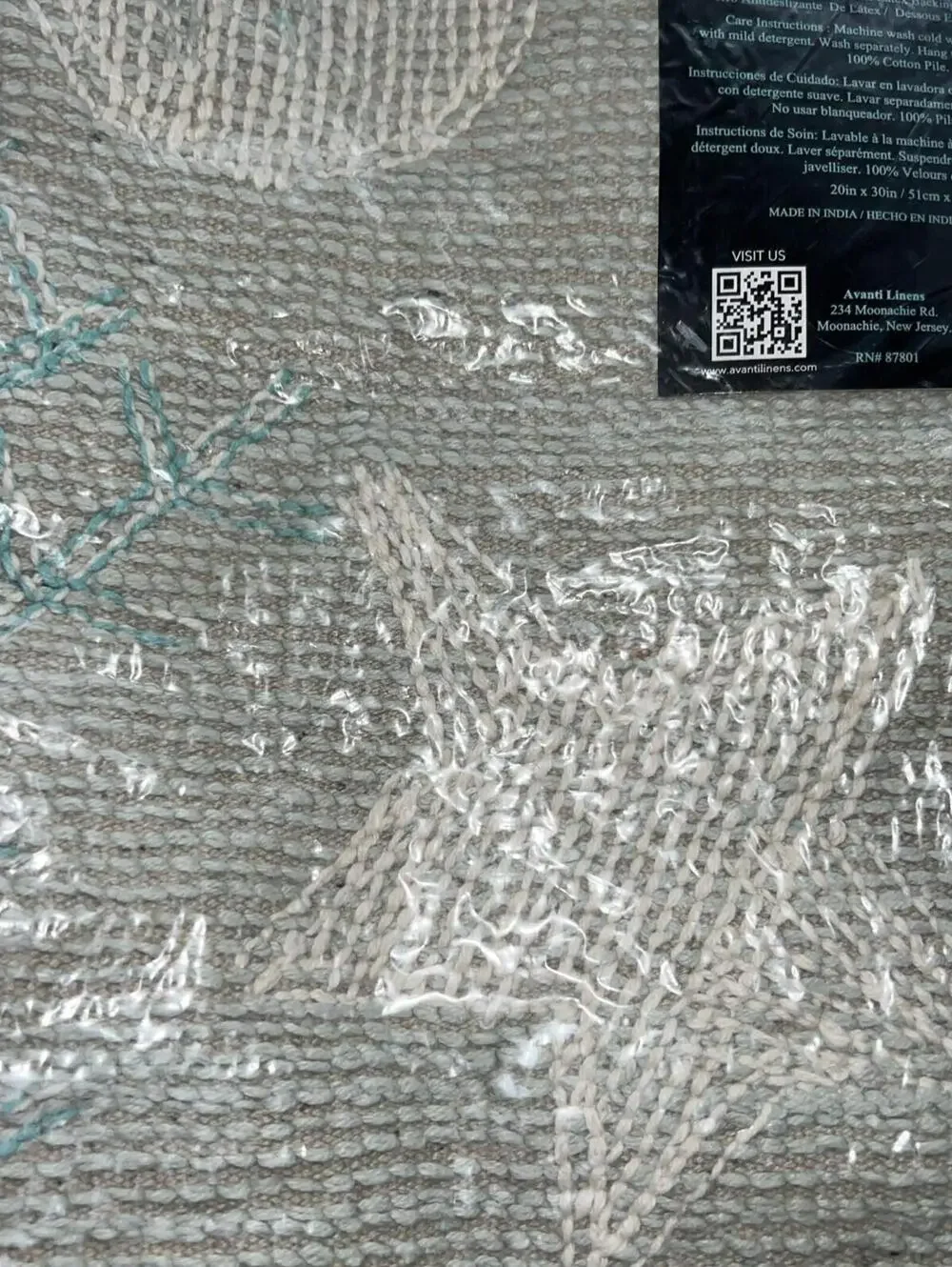 Avanti Beachcomber Seashells Cotton Bath Rug, 20